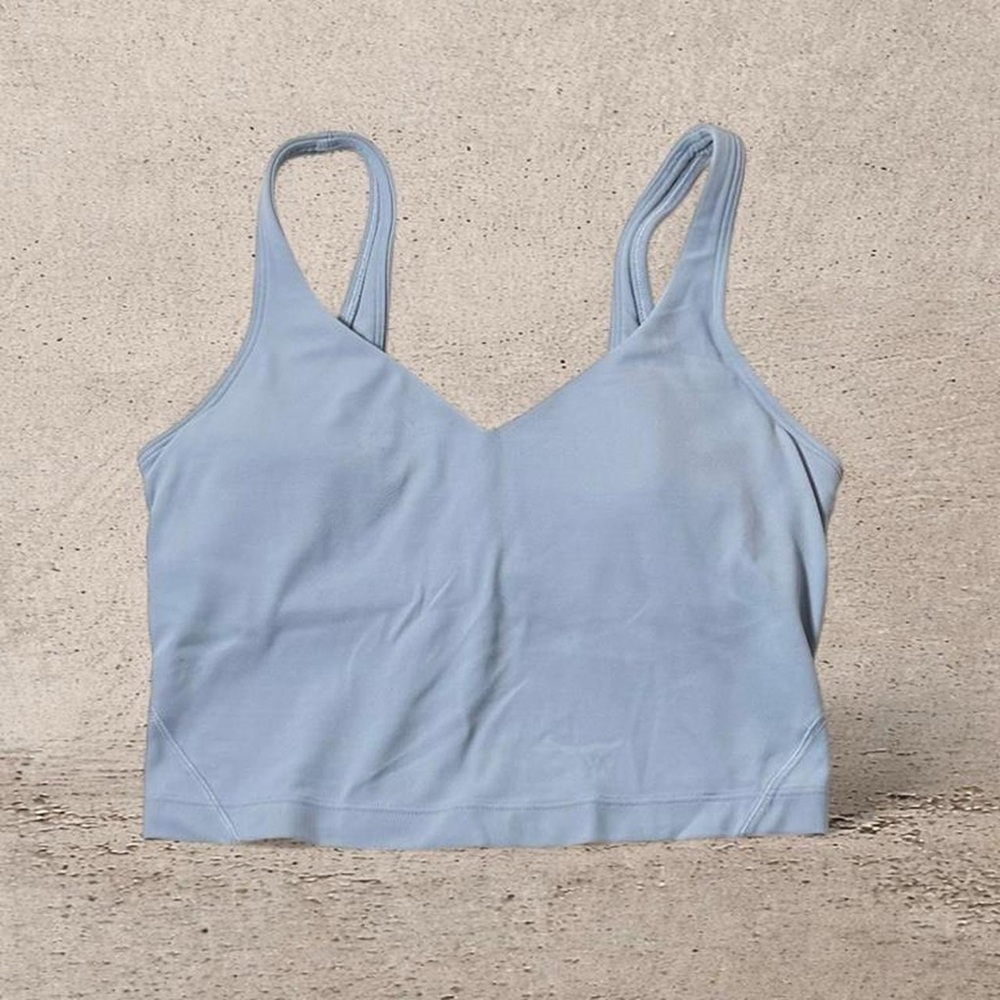 Lululemon Align Tank Light Blue Built In Bra Size 4